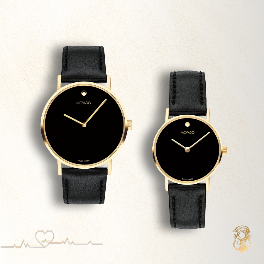 MSP: 97712 Movado Signature Mens Watch 40mm 18,030,000 - MSP: 97709 Movado Signature Quartz Women's Watch 28mm 18,030,000