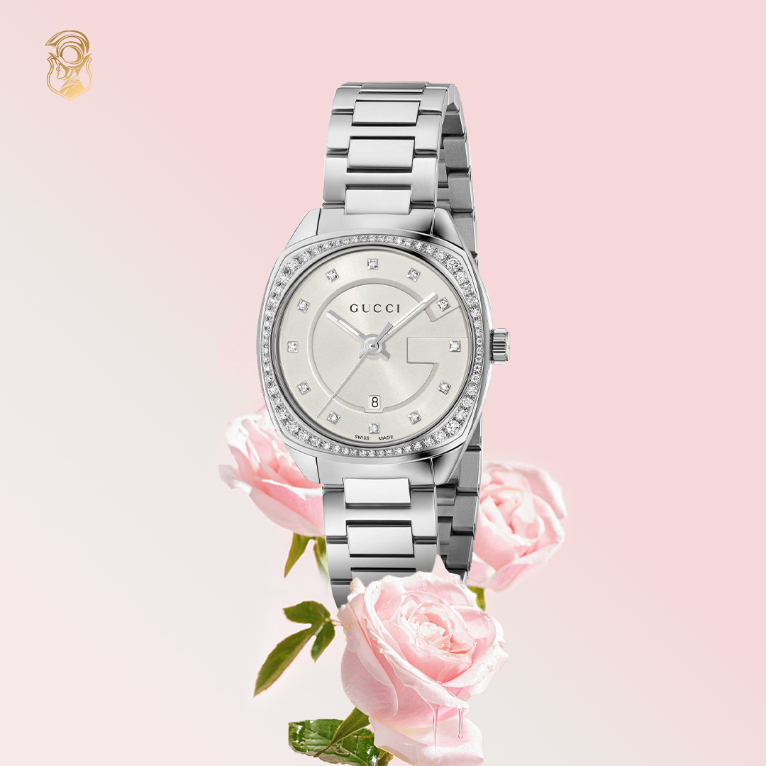 MSP: 85218 Gucci GG2570 Silver Dress Watch 29mm 66,196,000