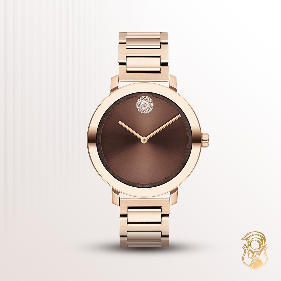 Movado Bold Swiss Carnation Watch 36mm