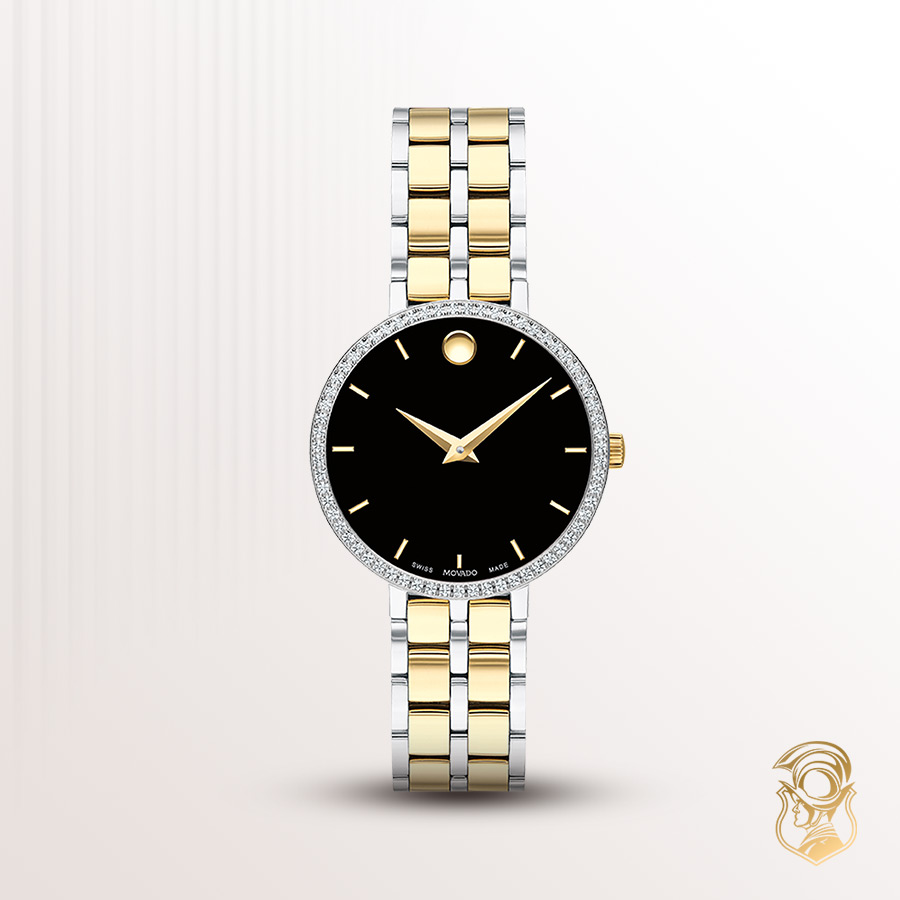 Movado Kora Ladies Diamond Bezel Watch 28mm