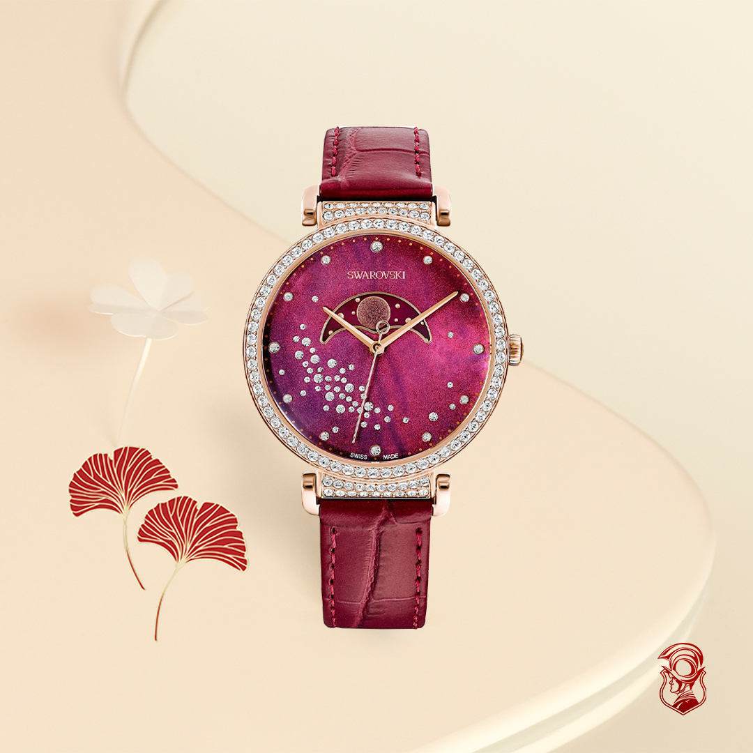 MSP: 97620 Swarovski Passage Moon Phase watch 36mm 11,680,000