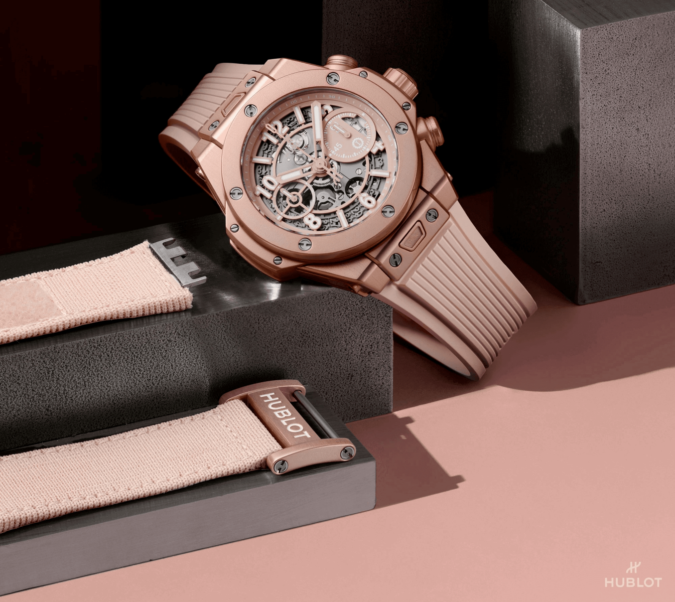 đồng hồ hublot big bang millenial pink 2020