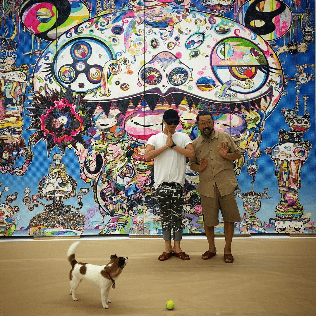 GD and takashi murakami