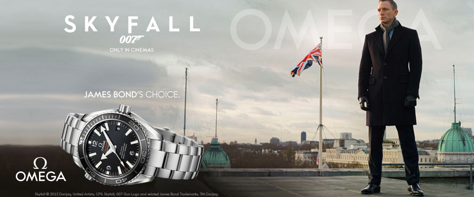 banner Omega Seamaster James Bond