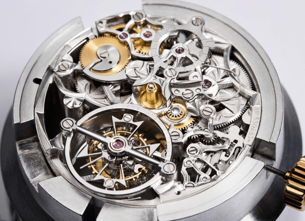  Bộ máy đồng hồ Vacheron Constantin Les Cabinotiers Openworked tourbillon High Jewellery 