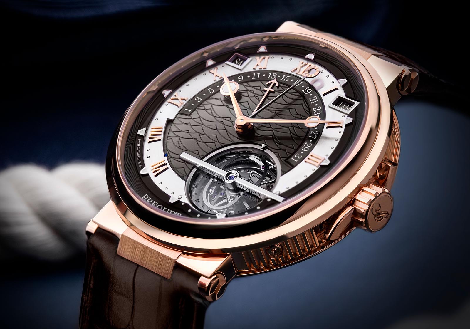 đồng hồ Breguet Marine Tourbillon Équation Marchante 5887