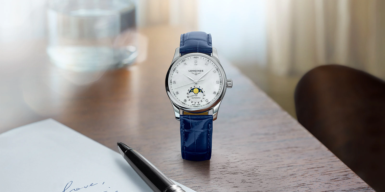 Đồng Hồ Longines Master Moonphase Ladies