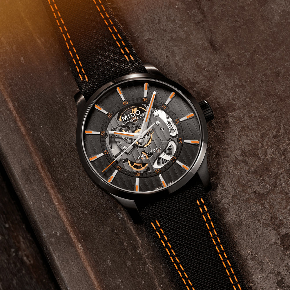  Mido Multifort Skeleton Vertigo  watch