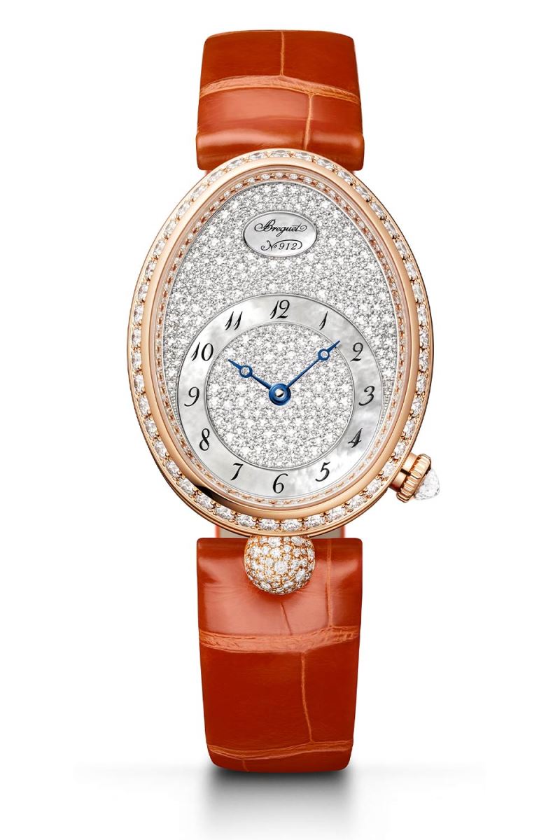 dong ho nu kim cuong breguet reine de naples 8939 vang hong 