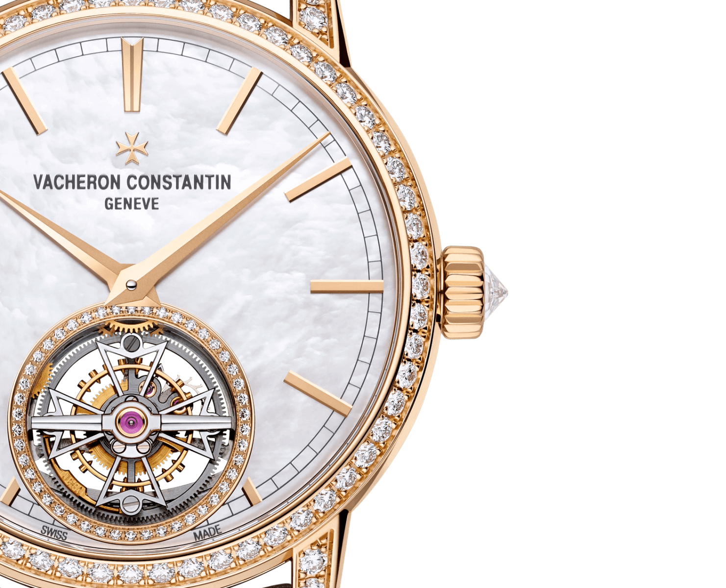 mặt số đồng hồ vacheron constantin traditionnelle tourbillon 6035T/000R-B634