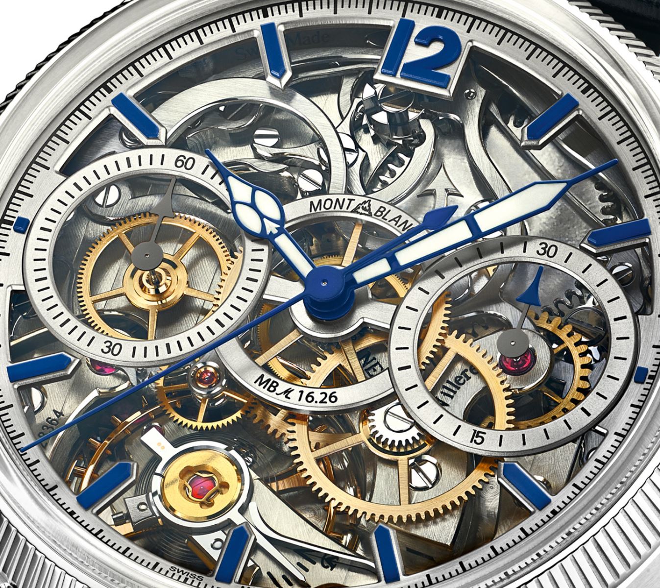 đồng hồ skeleton Montblanc 1858 “The Unveiled Secret” Minerva Monopusher Chronograph