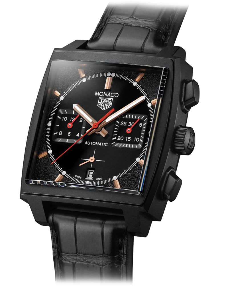 đồng hồ chronograph tag heuer monaco dark lord