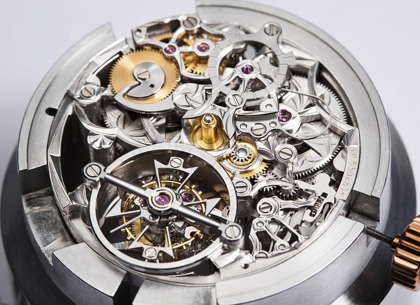 Calibre 2206SQ trong đồng hồ Vacheron Constantin Les Cabinotiers Openworked Tourbillon High Jewelry