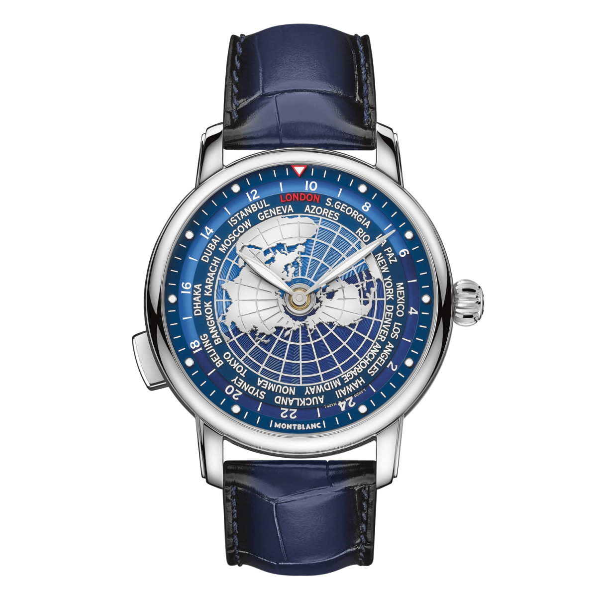 đồng hồ giờ thế giới world-time montblanc star orbis terrarum 2020