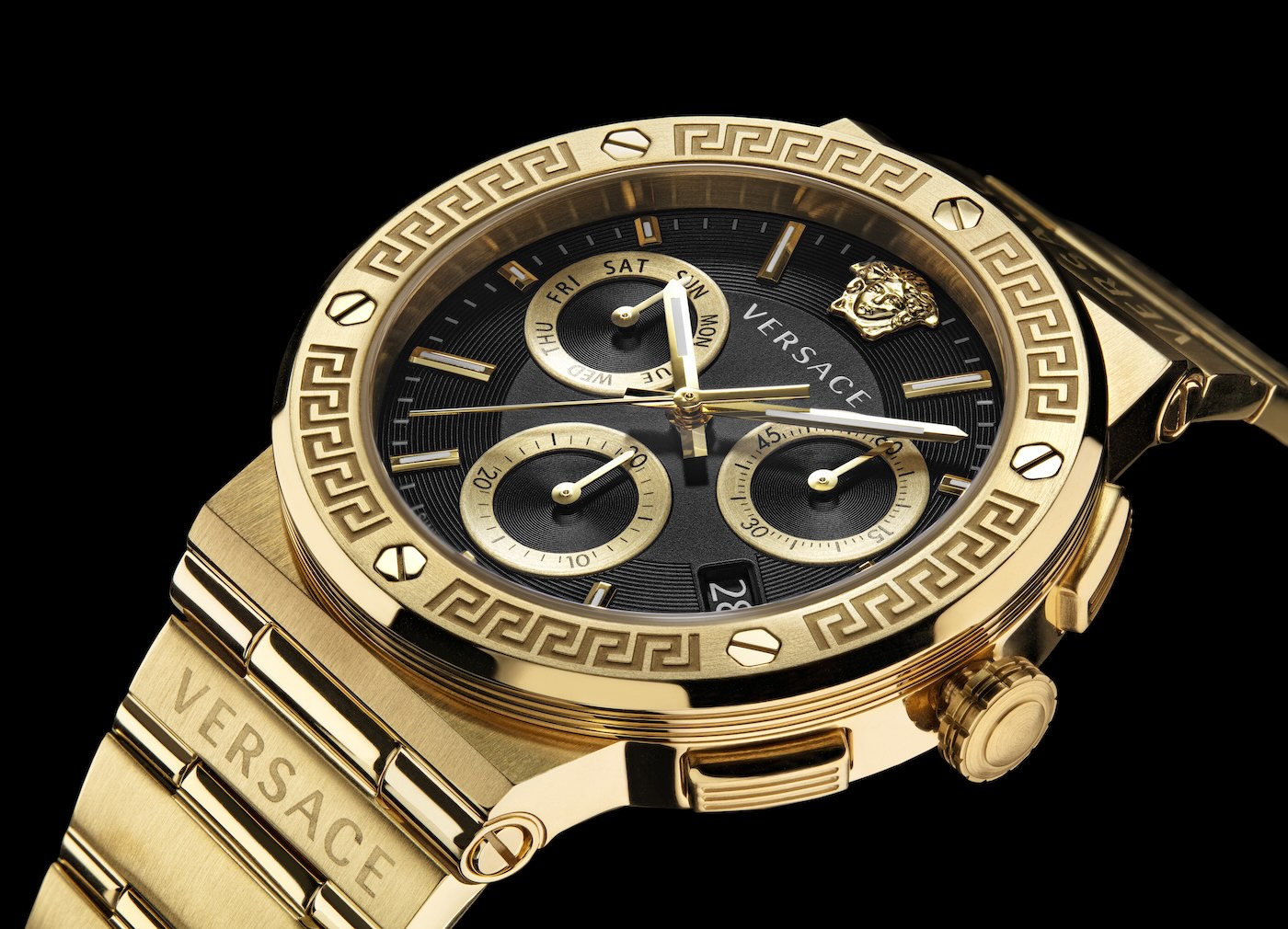 giới thiệu bộ sưu tập đồng hồ versace greca logo 