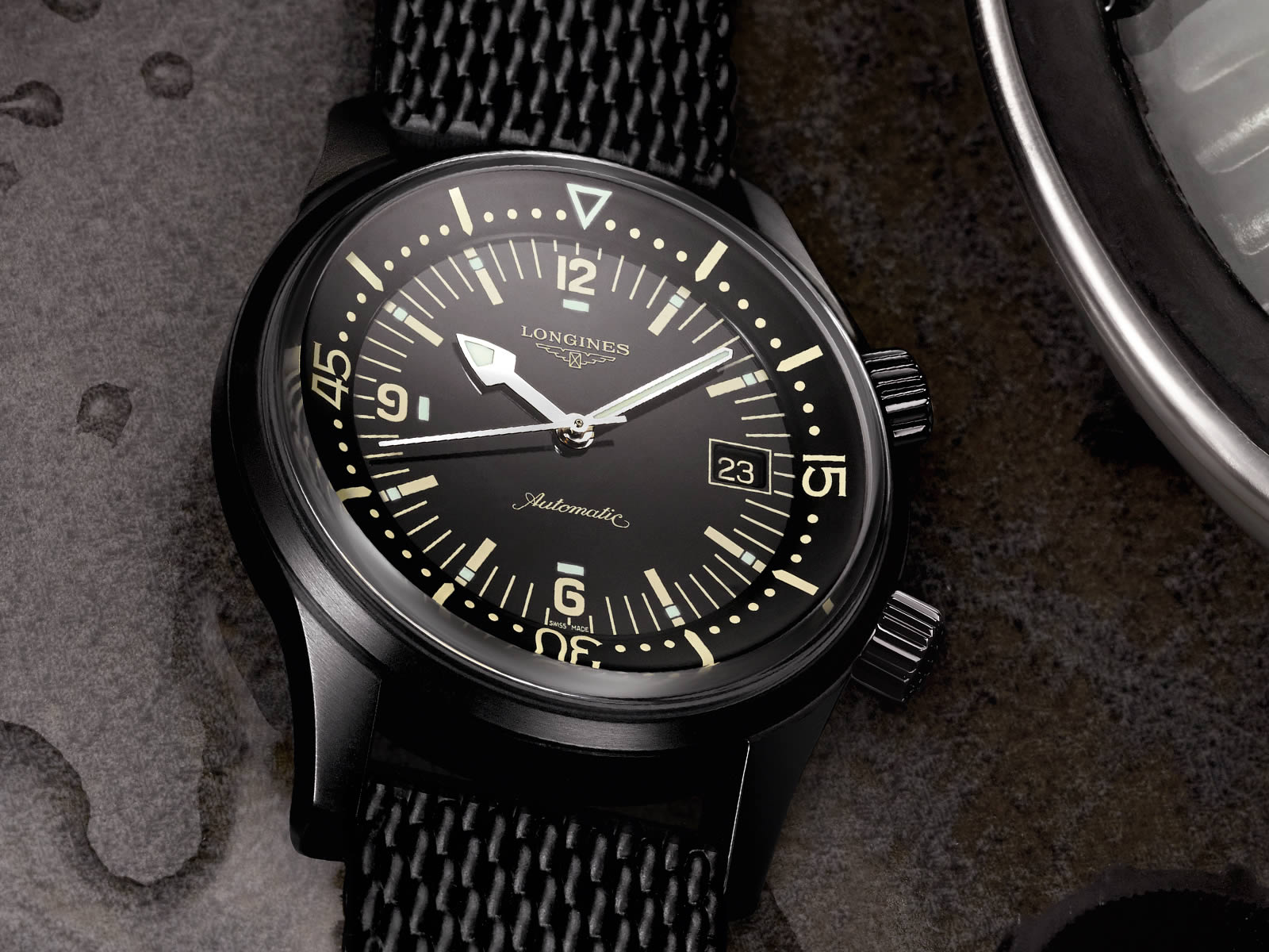 đồng hồ Longines Legend Diver Black