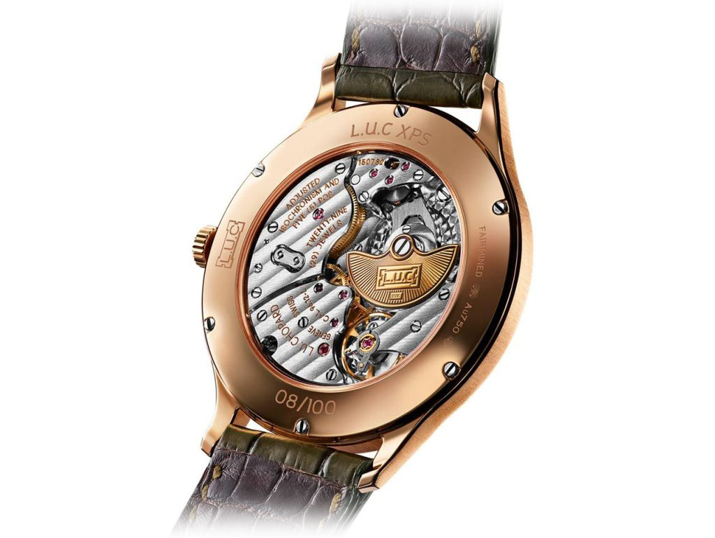 mặt lưng đồng hồ Chopard L.U.C Spirit of nature