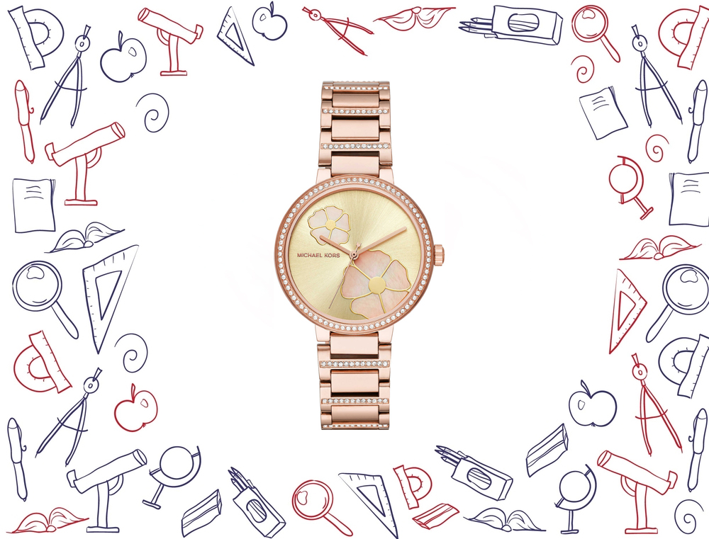 đồng hồ Michael Kors Courtney Rose Gold-Tone Watch 36mm